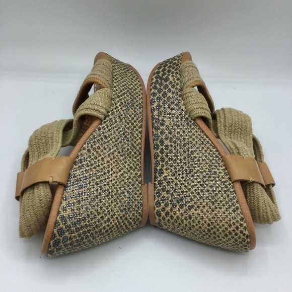 Lucky Brand Elastic Strap Wedges Size 7 - Picture 6 of 7